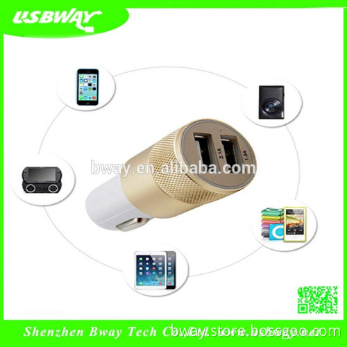 Factory Custom Made QC 2.0 Car Charger 4.8A 36W Dual Car USB Charger Quick Charge 3.0 Galaxy S7/S6/Edge/Plus